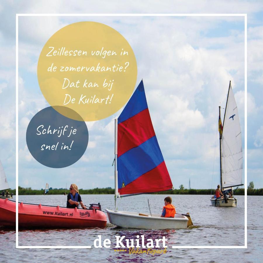 Stacaravan Op 5 Sterren Vakantiepark De Kuilart Friesland Aan Het Meer Met Zwembad 5P 237 Koudum المظهر الخارجي الصورة